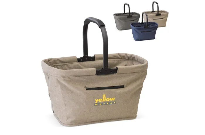 Foldable picnic basket