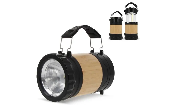 Lampe et Lanterne en ABS et bambou