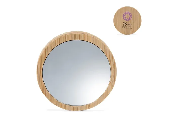 Miroir en bambou