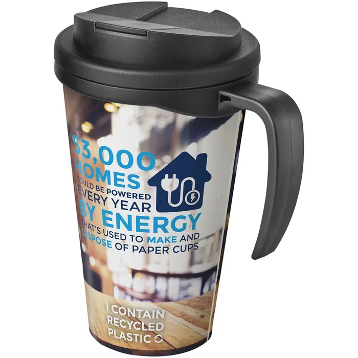 Mug isolant Brite-Americano® Grande 350ml avec couvercle anti fuite