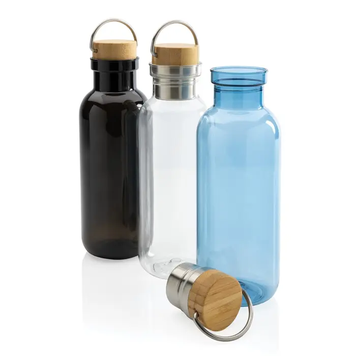 RCS  bottle with bamboo lid and handle